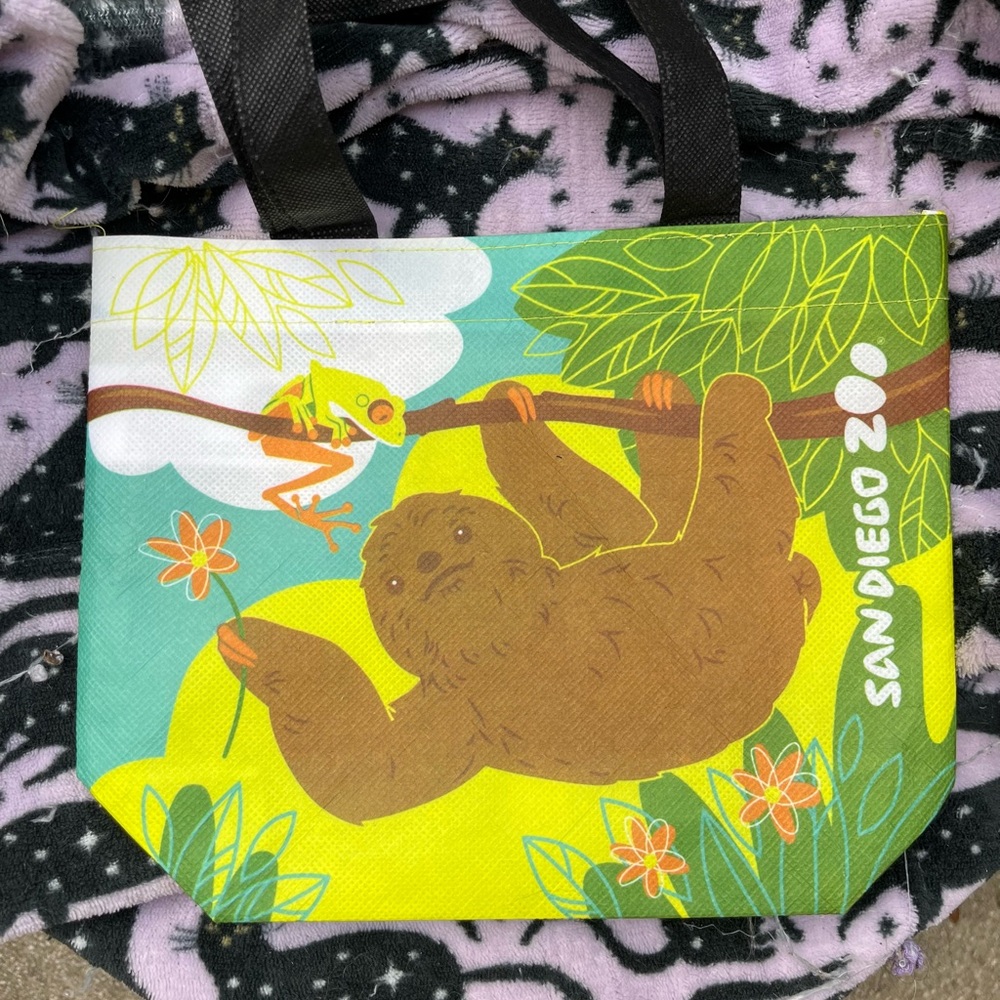 San Diego Zoo super mini reusable tote